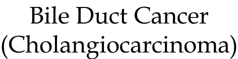 Bile Duct Cancer (Cholangiocarcinoma)